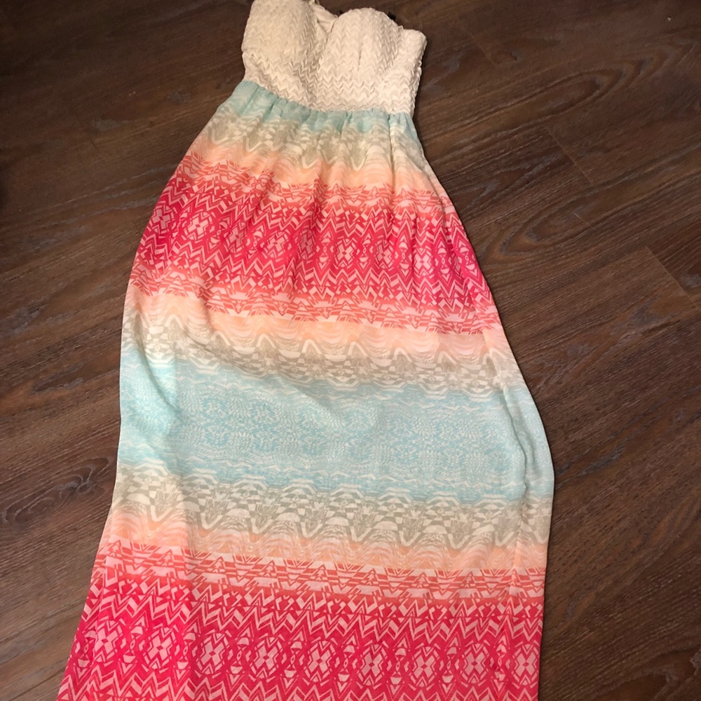Multi colored maxi dress!